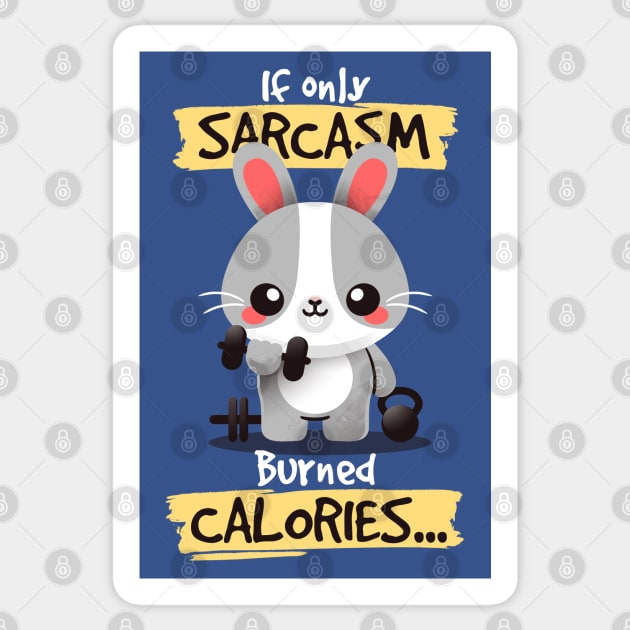 Bunny burning calories Sticker by NemiMakeit